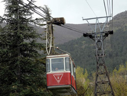 Bursa teleferiği bakıma alınıyor