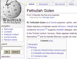 Wikipedia'da Fethullah Gülen kavgası!