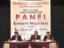 Trabzon'da soykırım yalanı paneli