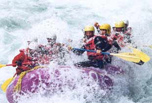 Rafting yarışı için en uygun iki yer